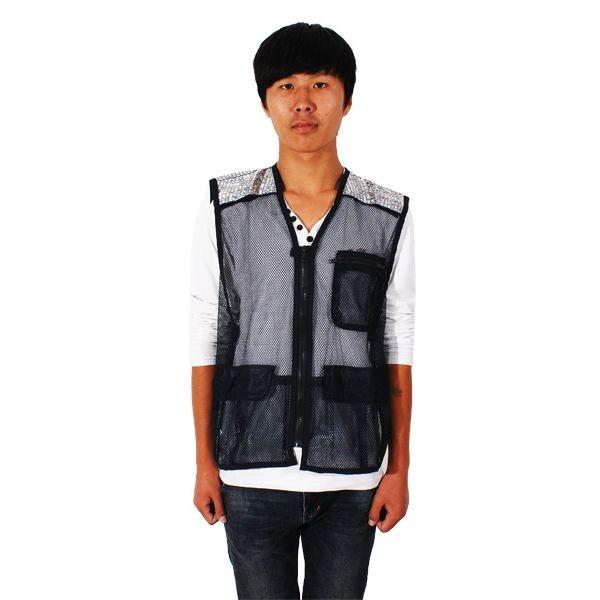 【個数：5個】ヤマショウ  YZE-006 【5個入】  遮光冷感襟付メッシュベストYZE006