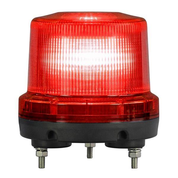 日恵  VK16R-D24XR 直送 代引不可 ニコトーチ160φ高輝度 赤 DC12V‐24V 回転仕様 ブザー付 VK16RD24XR