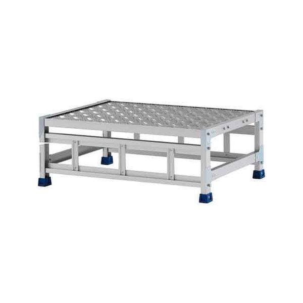 【個人宅配送不可】アルインコ ALINCO CMT-138WS 直送 代引不可 ステンレス金具仕様作業台【天板縞板タイプ】 1段 CMT 天板高さ 300mm 受注生産品 CMT138WS