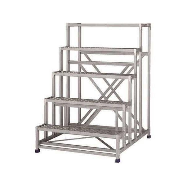 【個人宅配送不可】アルインコ ALINCO CMT-5151S 直送 代引不可 ステンレス金具仕様作業台【天板縞板タイプ】 5段 CMT 天板高さ 1500mm 受注生産品 CMT5151S 156,243円