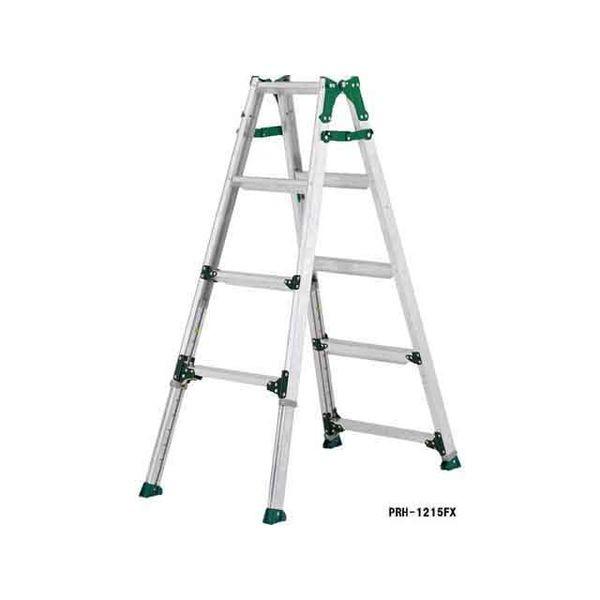 【個人宅配送不可】アルインコ ALINCO PRH-1215FX 直送 代引不可 伸縮脚付はしご兼用脚立 高段差対応タイプ PRH1215FX_1