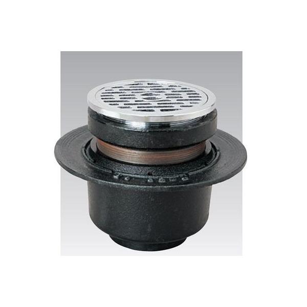 直送 代引不可・他メーカー同梱不可 アウス 4573124600563 D−5B 100 防水用床排水トラップ【キャンセル不可】