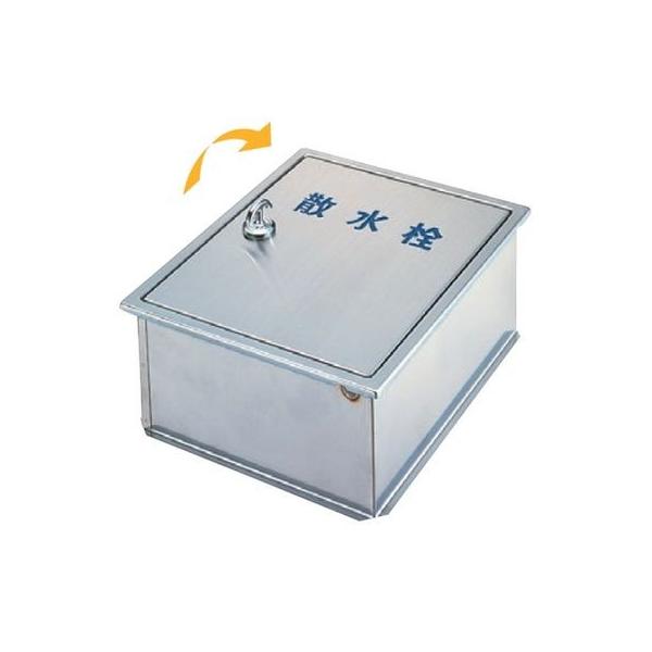 直送 代引不可・他メーカー同梱不可 アウス 4573124607456 SB25−13 ステンレス製散水栓BOX・壁埋設型【キャンセル不可】