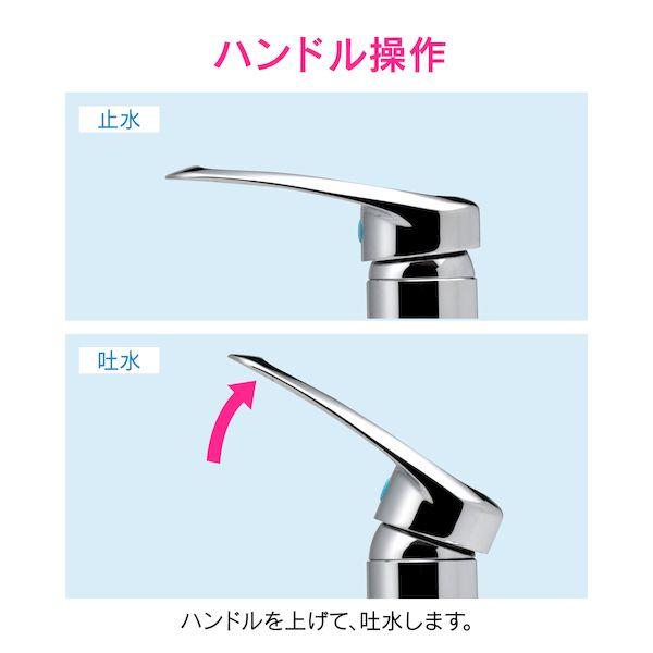 直送 代引不可・他メーカー同梱不可 カクダイ GA-BA001 GAONA ガオナ 赤札見つけ シングルレバー混合栓 キッチン用 【壁付 パイプ220