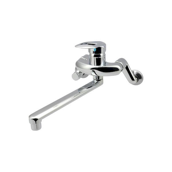 直送 代引不可・他メーカー同梱不可 カクダイ GA-BA001K GAONA ガオナ 赤札見つけ シングルレバー混合栓 キッチン用 【壁付 パイプ22