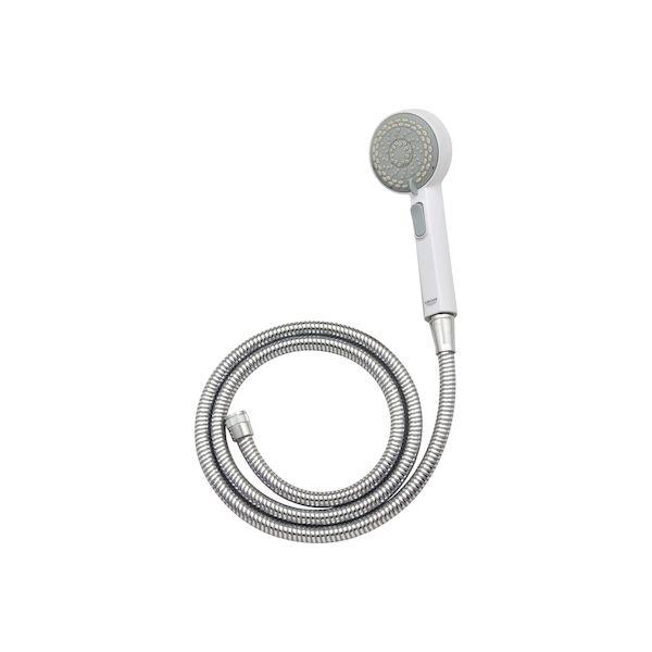 カクダイ GA-FH008 GAONA ガオナ ヤータモン・カーチス シャワーヘッドとホースのセット グローエ 【ストップ機能付 4段切替 マッサージ ホース1．6m】 GAFH008