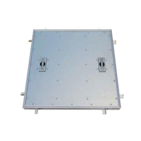 ホーコス TA-1PL-750 直送 代引不可 アルミ製 フロアーハッチ ネジ固定ロック式 Pタイル用 750mm角 TA1PL750