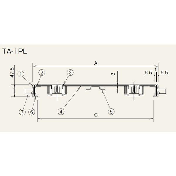 ホーコス TA-1PL-750 直送 代引不可 アルミ製 フロアーハッチ ネジ固定ロック式 Pタイル用 750mm角 TA1PL750_1