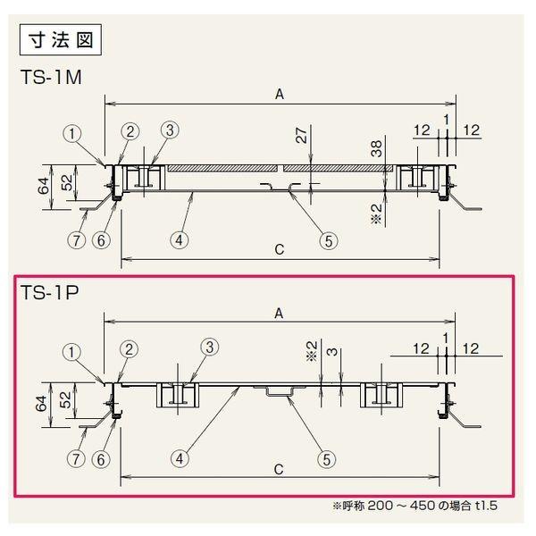ホーコス TS-1P-900 直送 代引不可 ステンレス フロアーハッチ Pタイル用 900mm角 TS1P900_1