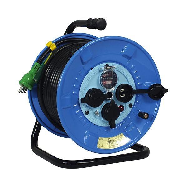 日動 防雨型ポッキン延長ブレーカ L型ヘナポッキン 100V 過負荷漏電保護兼用 1m PBWLEKT 日動工業 防雨Lヘナポッキン延長ブレーカ PBWL-EK-T (屋内・屋外兼用型