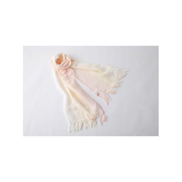 4529043032909 【10個入】グラデーションストール 4．サーモンピンク×生成【キャンセル不可】 GU-2800 オリム マフラー
