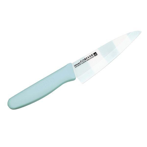 4537656005210 【30個入】抗菌カラーセラミック包丁140mm グリーン縞・グリーンハンドル KC−14GG【キャンセル不可】