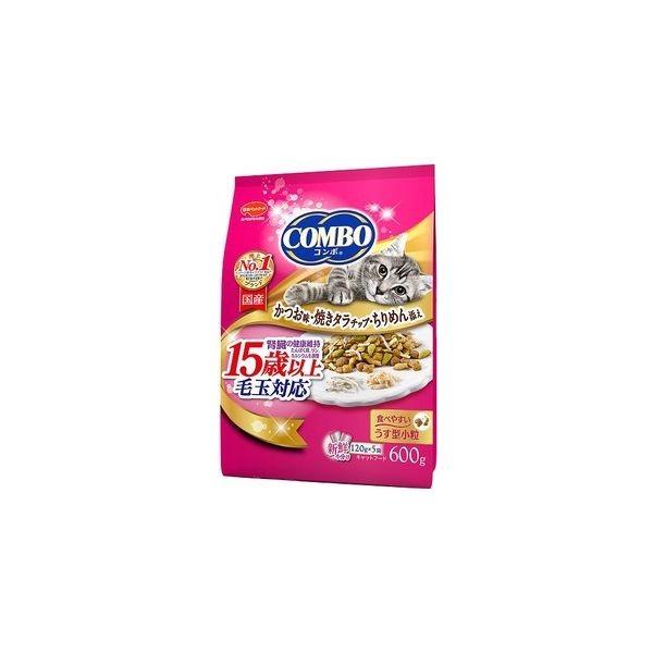 4902112042984 【12個入】ミオコンボ毛玉対応15歳以上 600g【キャンセル不可】 日本ペットフード キャット かつお味