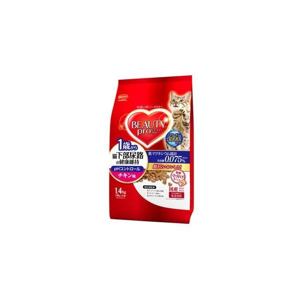 4902112043929 【8個入】ビューティープロC猫下部チキン1．4kg【キャンセル不可】 キャット 1歳から チキン味