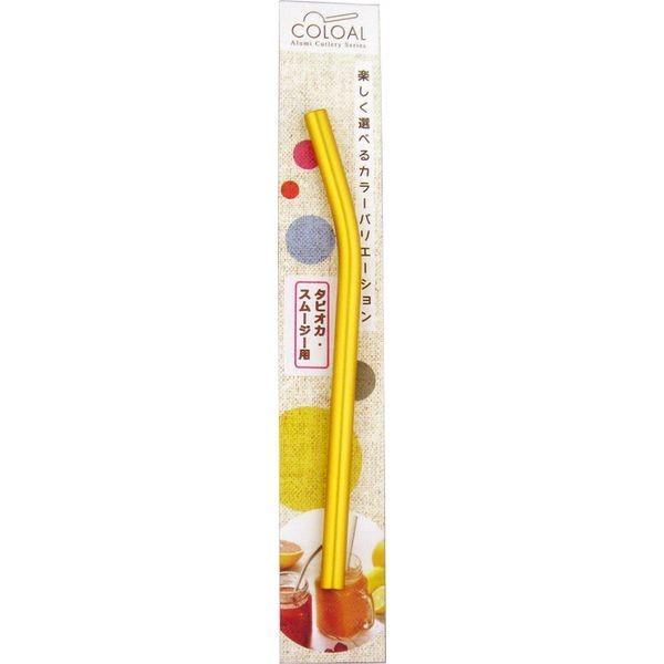 4995969044294 【12個入】 カラール アルミストロータピオカ ゴールド PS−5601【キャンセル不可】