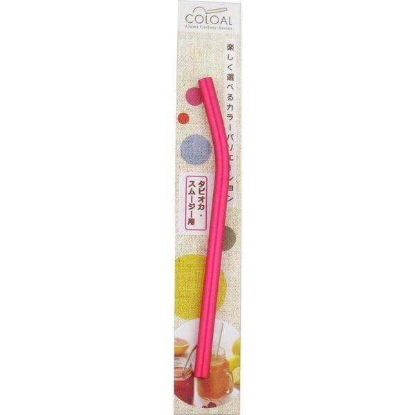 4995969044300 【12個入】 カラール アルミストロータピオカ レッド PS−5602【キャンセル不可】