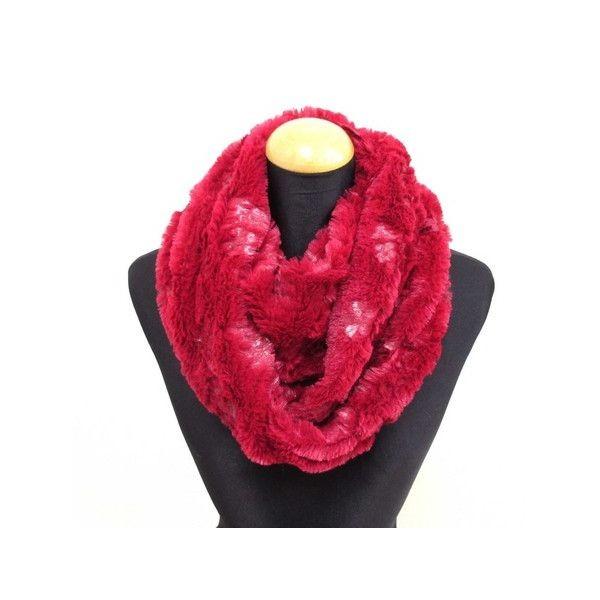 4534253661979 【10個入】もこもこポリエステル素材 スヌード AF ワイン【キャンセル不可】