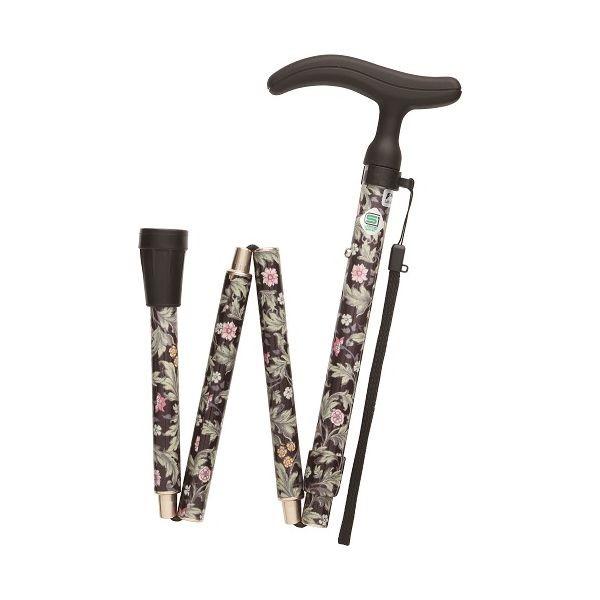 4977626733758 【5個入】アクティブグレース 折畳S ブラック【キャンセル不可】 フジホーム WB3759 ステッキ 伸縮 敬老