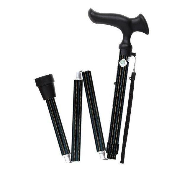 4977626735745 【5個入】かるがもオム 折畳M ストライプ【キャンセル不可】 フジホーム WB3933 ステッキ Mサイズ