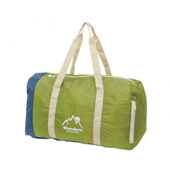 4988441807111 【10個入】ワンデルン パッカブルダッフルバッグ グリーン 400862204【キャンセル不可】