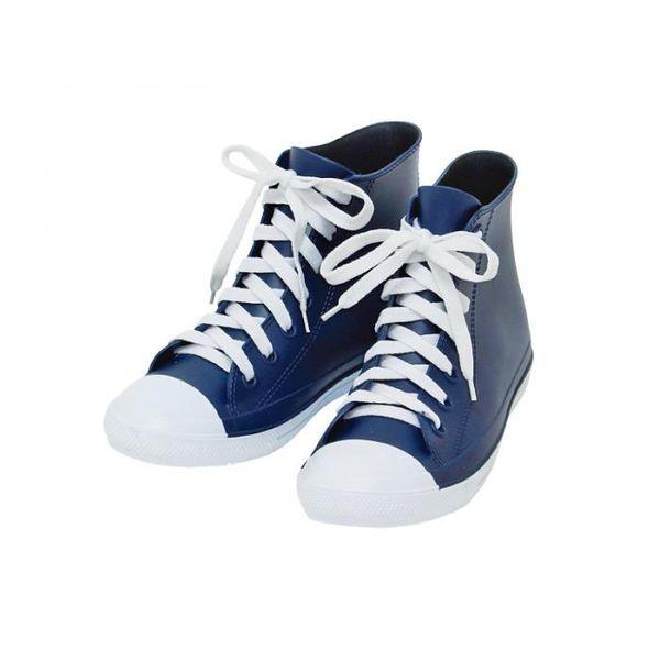 4988441808552 【7個入】オーセンティック ハイカットレインスニーカー （L） ネイビー 400866003【キャンセル不可】