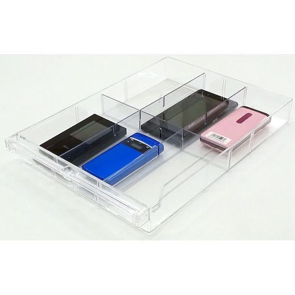 【個人宅配送不可】【個数：1個】宮成製作所 AP-112HD 直送 代引不可 クリアトレーキャビネット（オールロックタイプ） ダイヤル錠 A4 浅型6段 深型6段 AP112HD_4