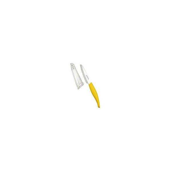 4971884060137 【18個入】 フレッシュカラー 鞘付フルーツナイフ FC−101 イエロー【キャンセル不可】