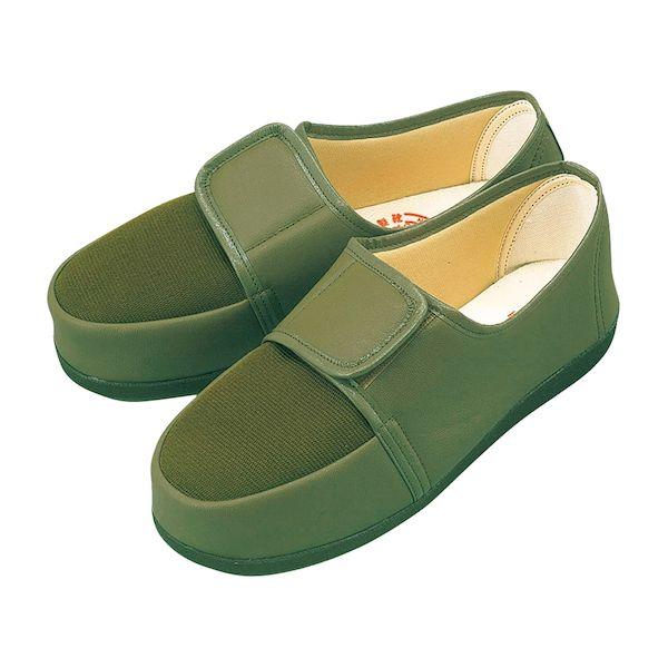 【個数：1個】4534378167264 直送 代引不可 マリアンヌ 足元応援リハビリシューズ 婦人用 W603 24．0CM カ−キ