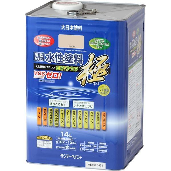 サンデーペイント 4906754276684 水性ECOアクア ベージュ 14L 水性エコアクア14L SP水性エコアクアの通販は