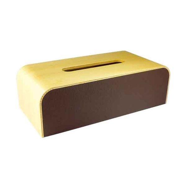 4560157611628 【10個入】ヤマト工芸 COLOR BOX（ティッシュケース） YK05−108ブラウン 33781【キャンセル不可】