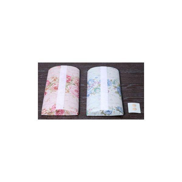 4562393150312 【5個入】爽快マグ付き背筋脱着腰枕花柄 ブルー 29280【キャンセル不可】