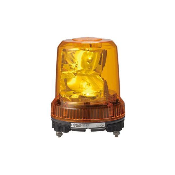 パトライト RLR-M1-Y LEDカイテントウ 強耐振LED大型回転灯 黄 RLRM1Y