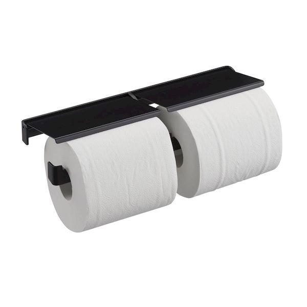 リラインス RELIANCE R9305-2MBK 2連ペーパーホルダー マットブラック R93052MBKの通販は 12,199円