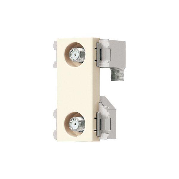 パナソニック電工 Panasonic WCS4821 FC埋込高シールドTVコンセント 送り配線用 ミルキーホワイト