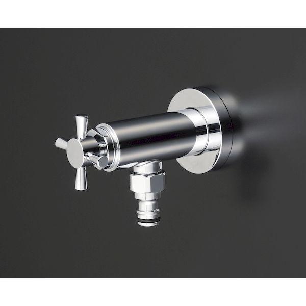 直送 代引不可・他メーカー同梱不可 KVK 4952490259160 KV K1400SPJ 屋外ホース接続ニップル付水栓