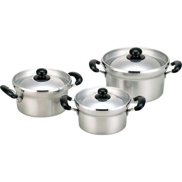 4977449028130 北陸アルミニウム アルミDX文化鍋 22cm 目皿無 アルミキャスト ABVA103 ホクア