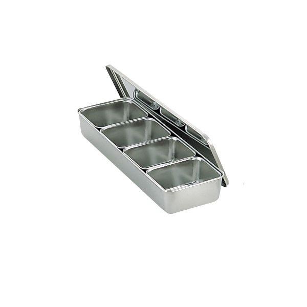 4560127492271 赤川器物製作所 AG 18−8普及型調味料入 4ヶ入長型 AG18-8普及型調味料入4ヶ入長