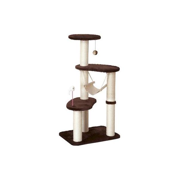 ドギーマン 4976555841329 キャティースクラッチリビング ハンモックタワー ドギーマンハヤシ キャットタワーの通販は