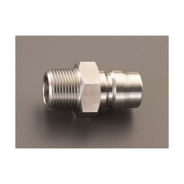 【個人宅配送不可】直送 代引不可 エスコ EA140AG-12 R 1・1／2”雄ねじプラグ 中圧用／ステンレス製 EA140AG12【キャンセル不可】