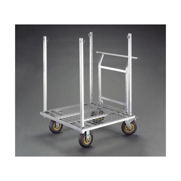 【個人宅配送不可】直送 代引不可 エスコ EA520DB-30 850x850mm タイヤ付フレコンスタンド EA520DB30【キャンセル不可】 42,868円