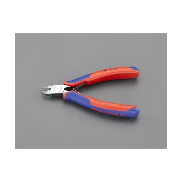 【個人宅配送不可】直送 代引不可 エスコ EA535KL-1  120mm 精密用ニッパー 超硬刃付 EA535KL1【キャンセル不可】