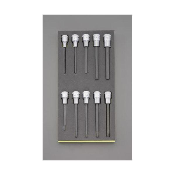 【個人宅配送不可】直送 代引不可 エスコ EA612TA-29 1／2”DR INHEX，TORX ロングビットソケット EA612TA29【キャンセル不可】 24,111円