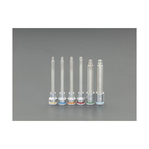 【個人宅配送不可】直送 代引不可 エスコ EA617AK-831  3／8”DR／ 6点 Torx ビットソケットセット ホールド仕様 EA617AK831【キャンセル不可】
