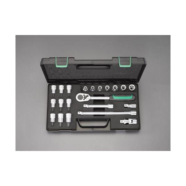 【個人宅配送不可】直送 代引不可 エスコ EA617ZJ-2A 1／2”DR Torx ソケットレンチセット EA617ZJ2A【キャンセル不可】