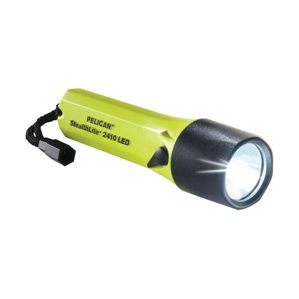 【個人宅配送不可】直送 代引不可 エスコ EA758WR-11B  単3x4本 フラッシュライト／LED 防爆構造・黄 EA758WR11B【キャンセル不可】