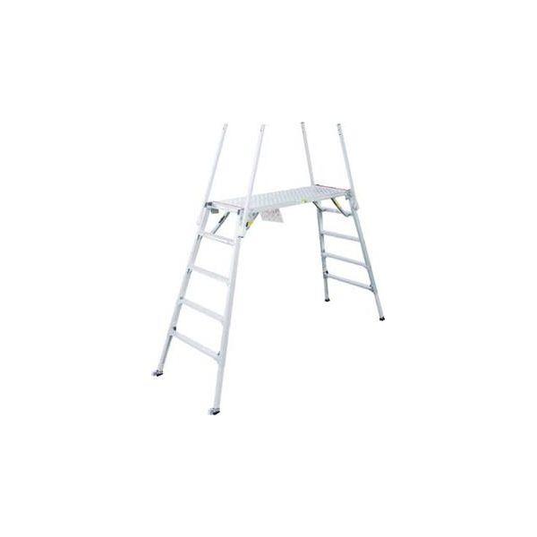 【個人宅配送不可】直送 代引不可 エスコ EA905DF-23  105−141cm 足場台 調整脚付 EA905DF23【キャンセル不可】