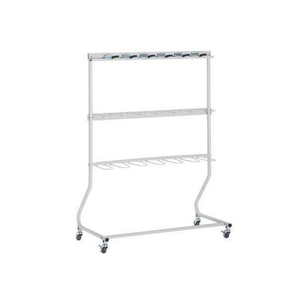 【個人宅配送不可】直送 代引不可 エスコ EA928AB-98  962x490x1273mm モップハンガー 12本掛 EA928AB98【キャンセル不可】