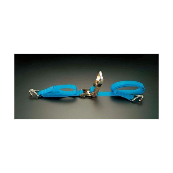 【個人宅配送不可】直送 代引不可 エスコ EA982AC-27  50mmx8．0m／ 750Kg ベルト荷締機 ラチェット式 EA982AC27【キャンセル不可】