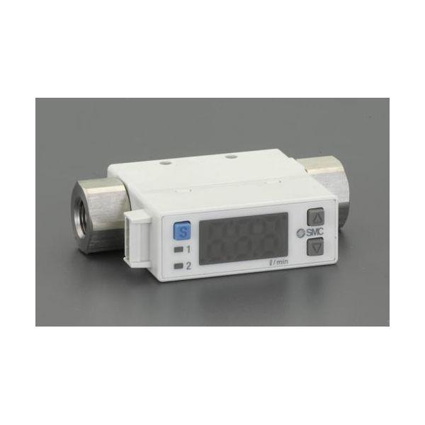【個人宅配送不可】直送 代引不可 エスコ EA153SH-102  Rc 1／4”／0．5− 25L／min フロースイッチ デジタル EA153SH102【キャンセル不可】