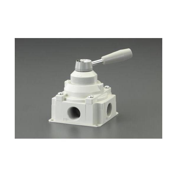 【人間宅送りとどける不可】直送 代引不可 エスコ EA153SJ-14  Rc1／4” 手動うつり変わり弁膜 4道のり EA153SJ14【取り止める不可】